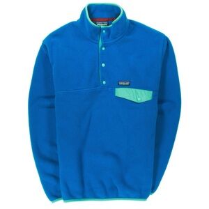 Patagonia Lightweight Synchilla Snap-T Pullover in Bandana Blue (XXL)